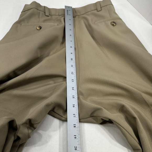 Haggar Men's Size 36X34 Khaki Pant Flex Waist Preowned - Picture 10 of 12